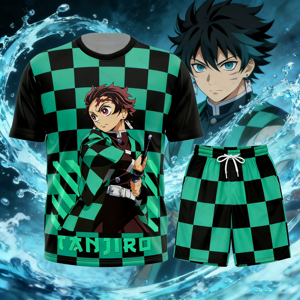 Running Cap Lightweight - Tanjiro Kamado Demon Slayer Allover Print