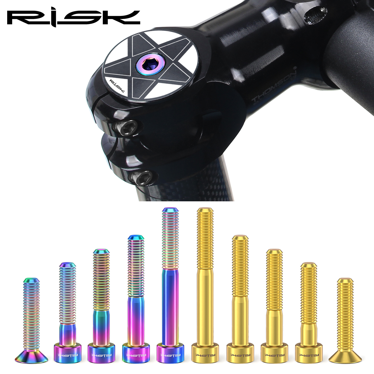 RISK 1pc Bicycle Titanium Allo - Snapback Hat Flat 评论和价格
