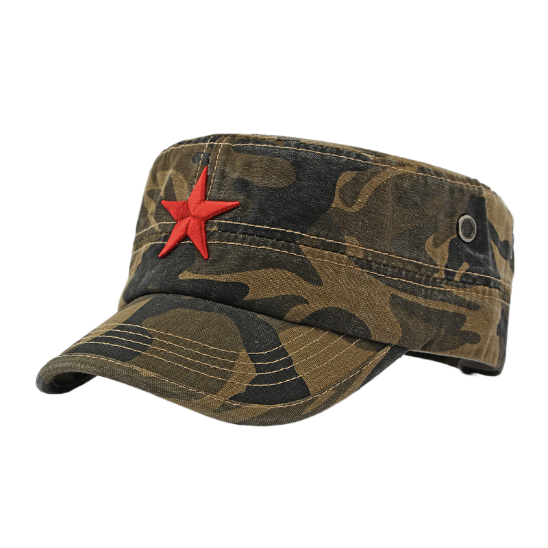 Men's Camouflage Flat Top Base - Dad Hat Cotton 评论和价格
