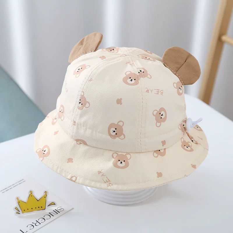 Spring 2026 New Cartoon Bear R - Bucket Hat Cotton 评论和价格