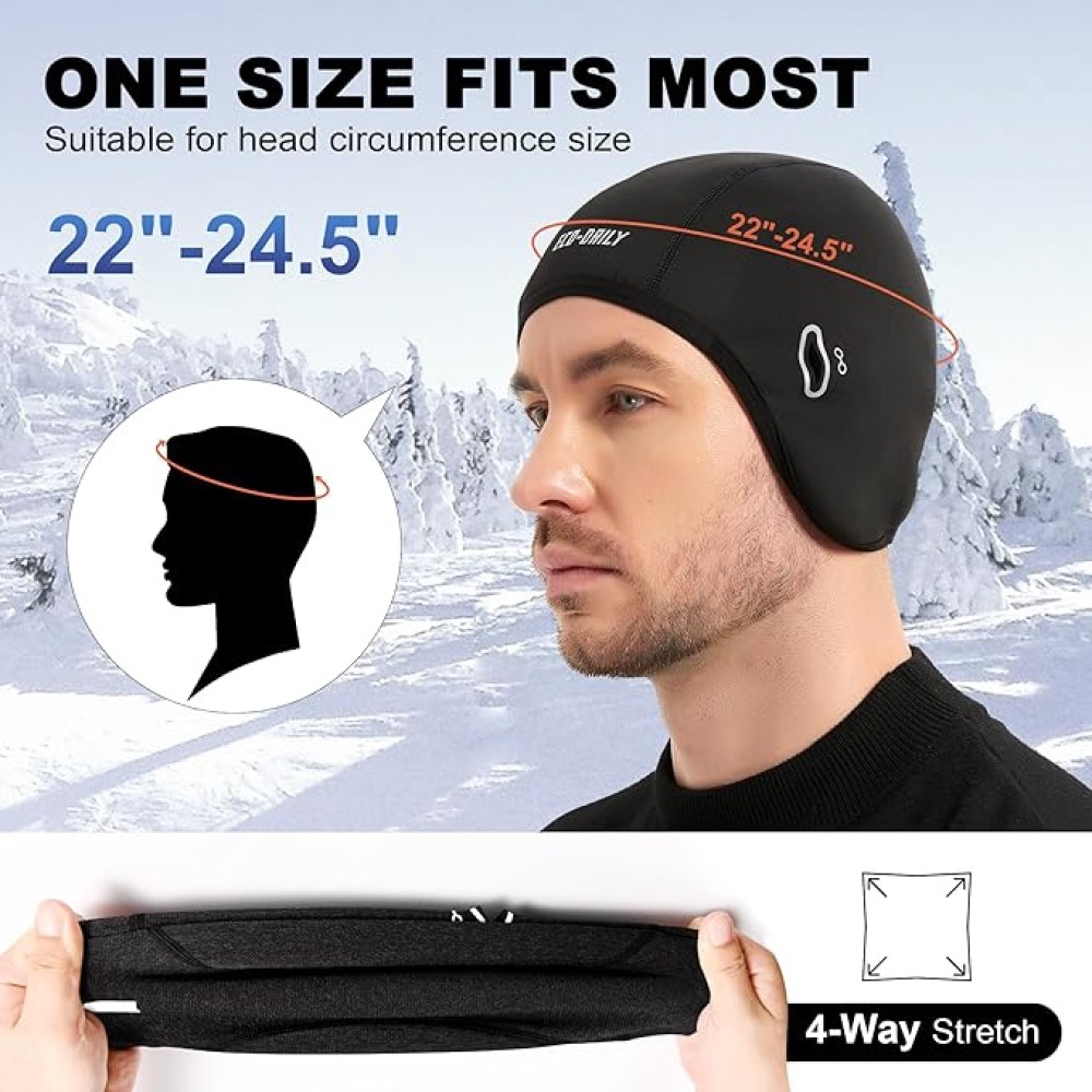 Winter Skull Cap Helmet Liner, - Skull Cap Helmet Liner 评论和价格