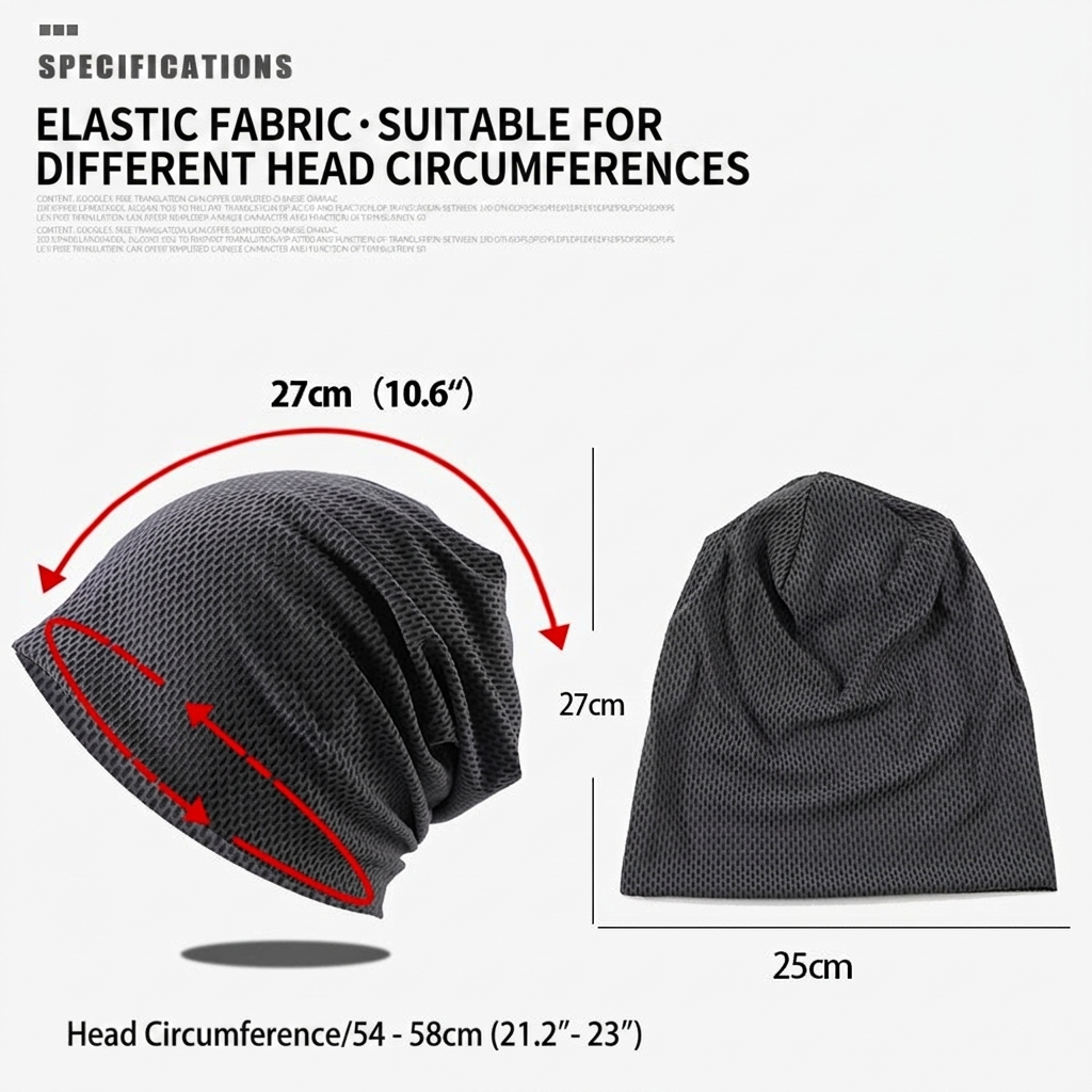 Breathable Mesh Running Beanie - Running Cap Lightweight 评论和价格