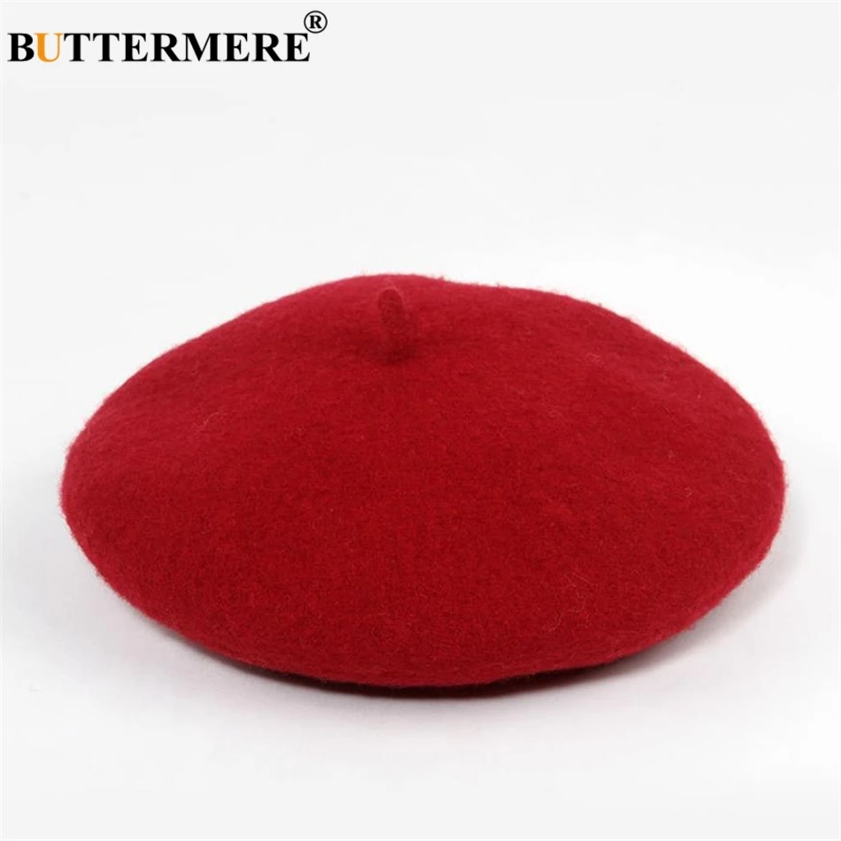 Navy Children Wool Beret Girl  - Beret French Wool 评论和价格