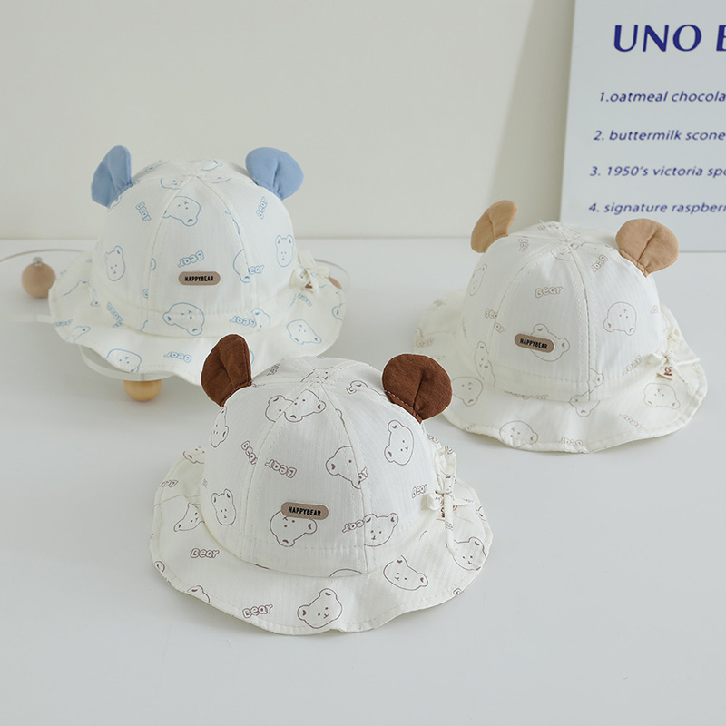 Cartoon Baby Fisherman Hat Cut - Bucket Hat Cotton 评论和价格