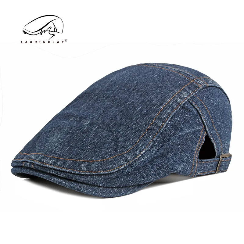 Denim Newsboy Hats Adjustable  - Newsboy Cap Ivy 评论和价格