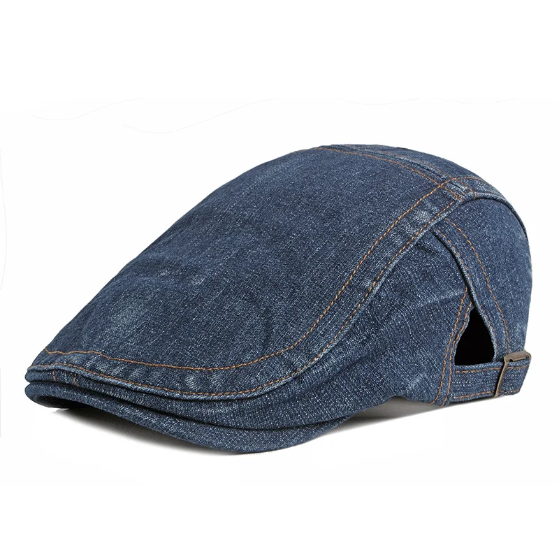 Denim Newsboy Hats Adjustable  - Newsboy Cap Ivy 评论和价格