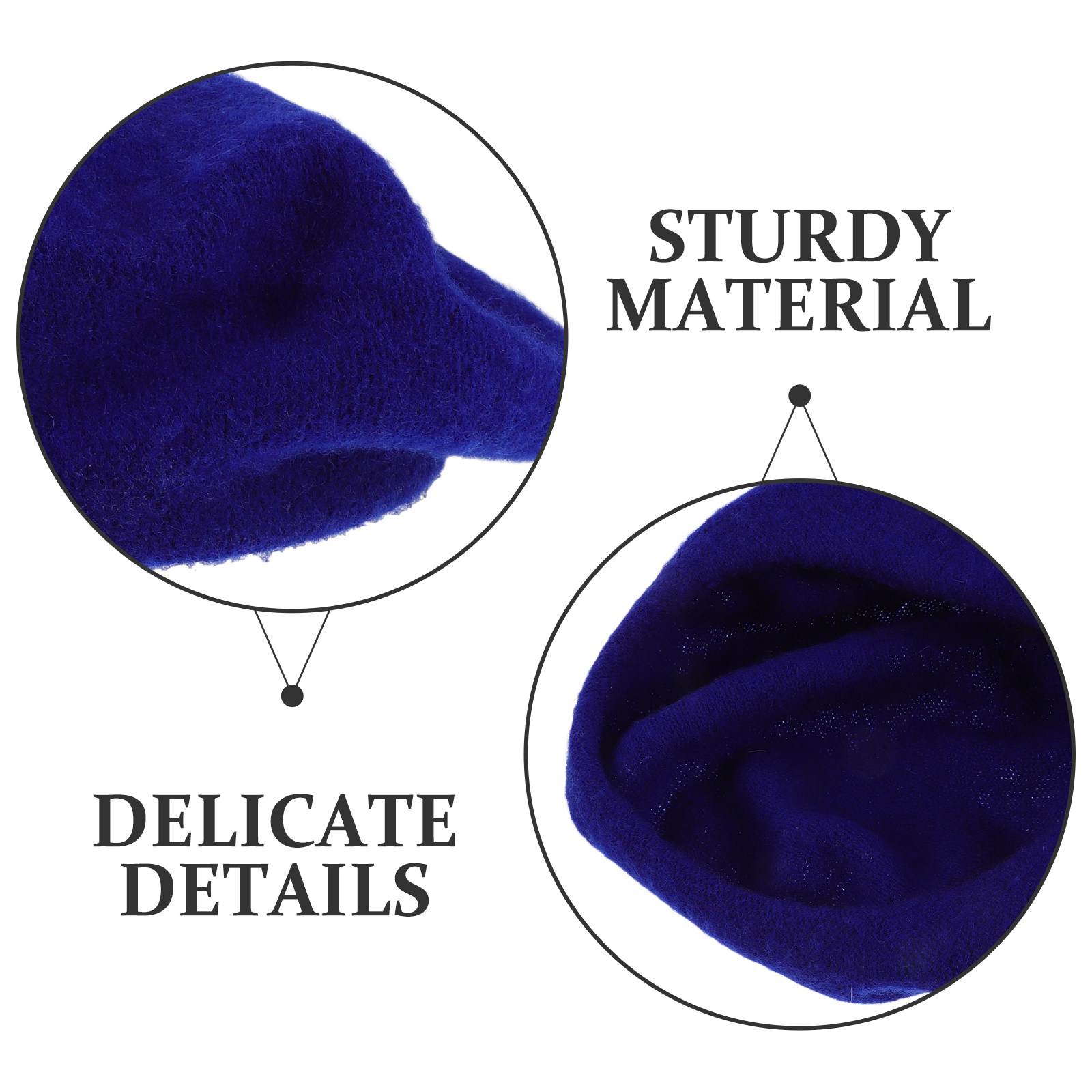 French Beret Hat for Women Nav - Beret French Wool 评论和价格