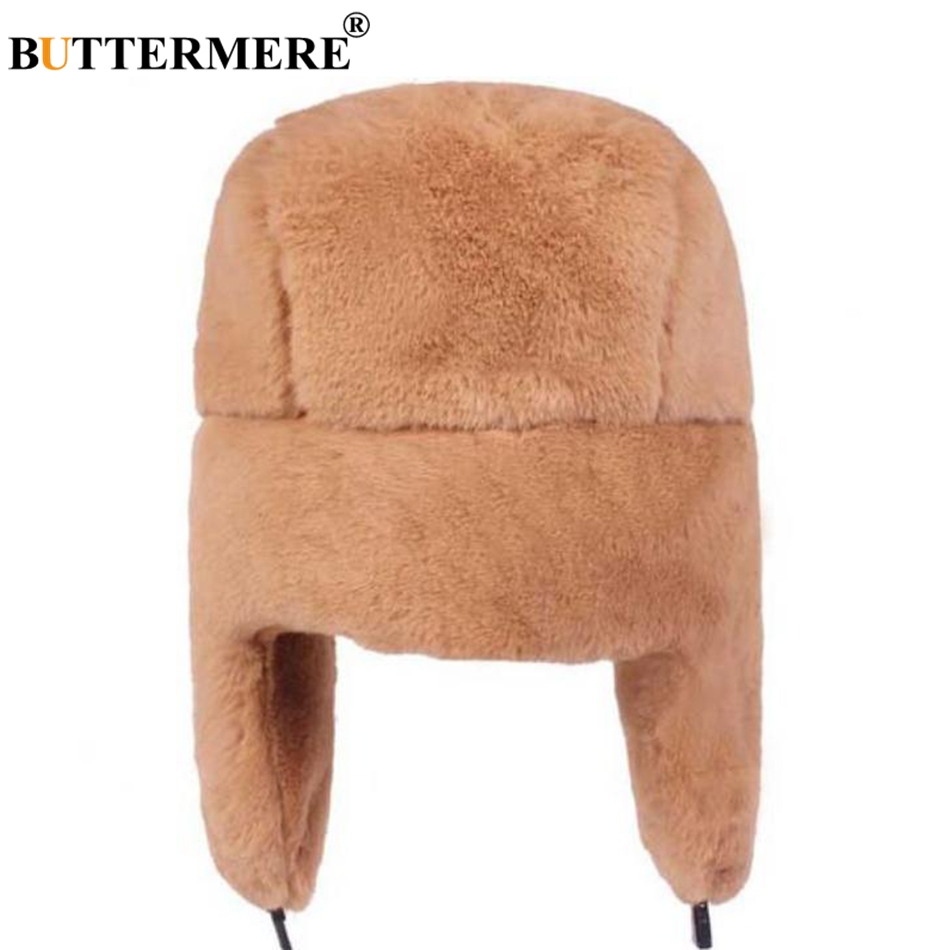 BUTTERMERE Fur Caps Women Bomb - Winter Trapper Hat 评论和价格