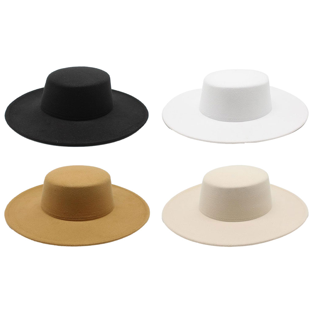 French Ladies Fedoras Top Bow  - Fedora Hat Wool 评论和价格