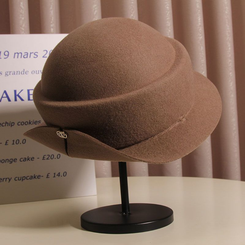 Wool Felt Sun Hats Round Top K - Fedora Hat Wool 评论和价格