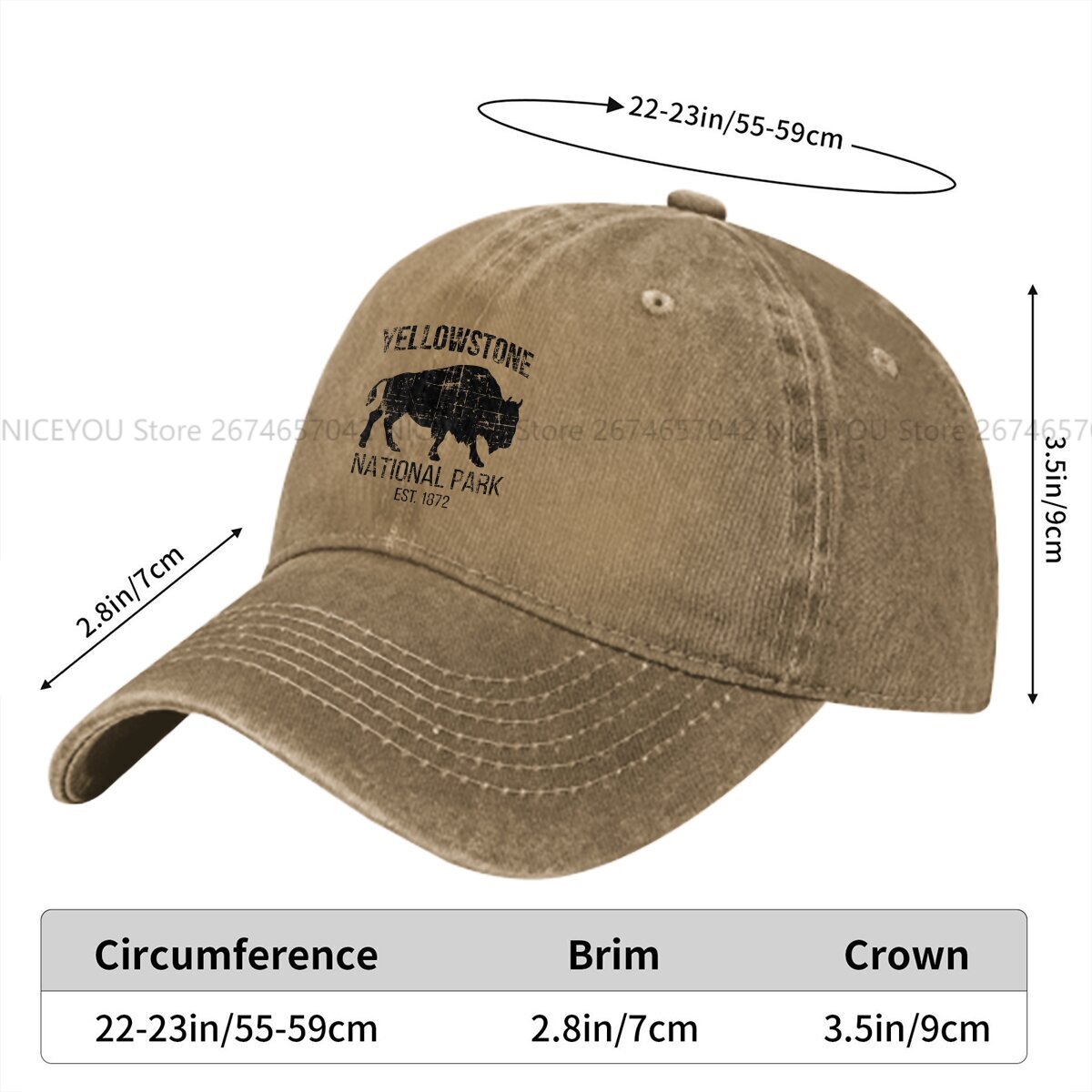 Washed Men's Baseball Cap Buff - Golf Cap Dad 评论和价格