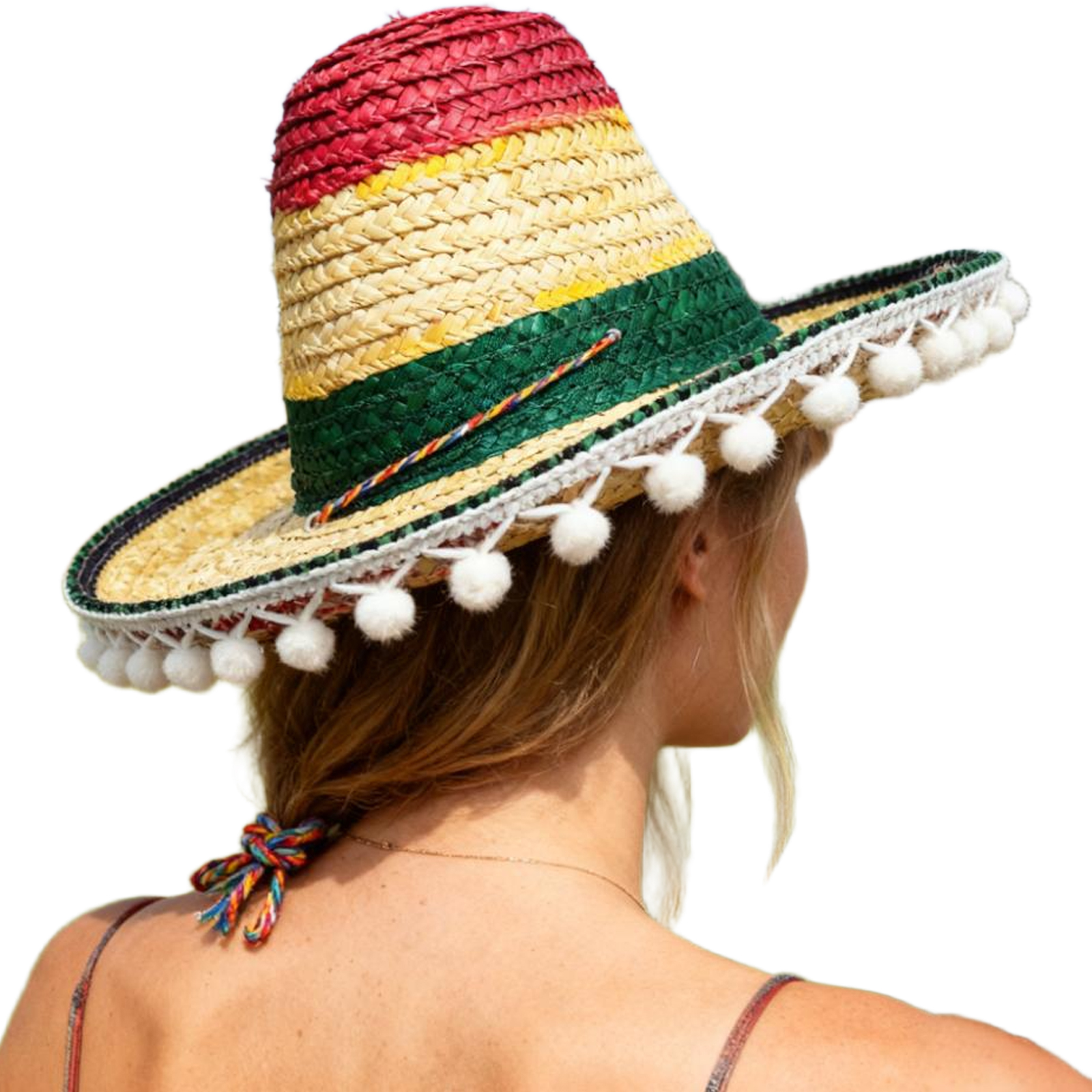 Mexican Straw Hat Carnival Wid - Sun Hat Wide Brim 评论和价格
