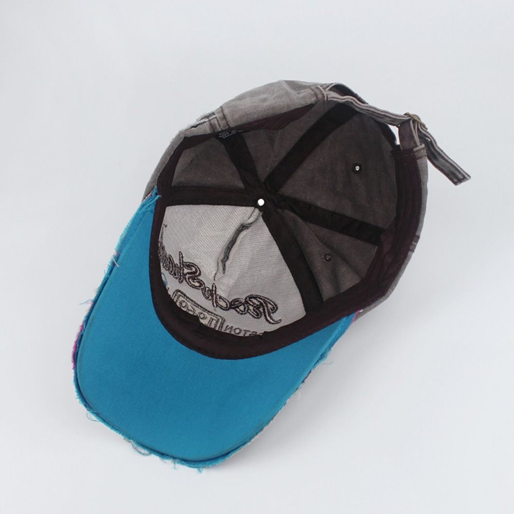 Outdoor Washed Denim Letters B - Dad Hat Cotton 评论和价格