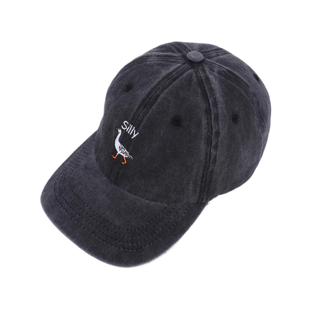 Embroidered Silly Goose Baseba - Dad Hat Cotton 评论和价格