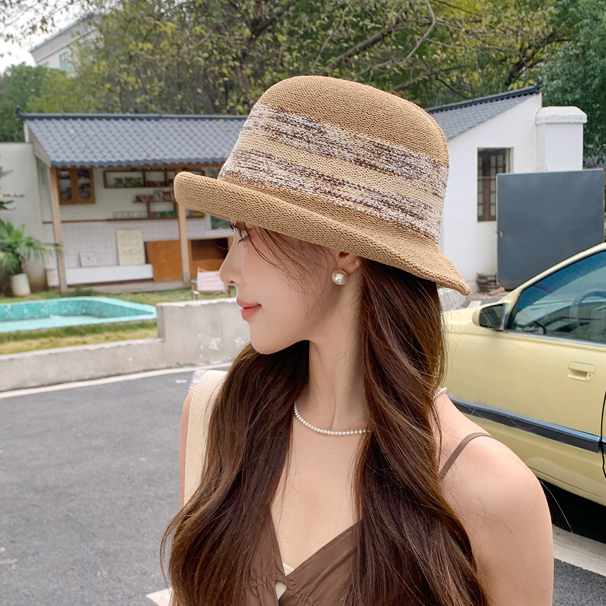 Straw  Fedora Hat  Bowler hat  - Fedora Hat Wool 评论和价格