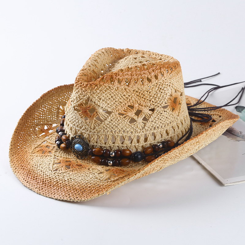 Spring and summer Spanish retr - Cowboy Hat Straw 评论和价格