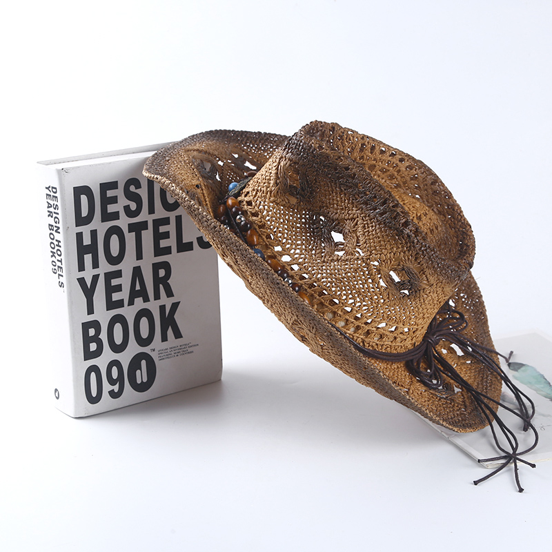 Spring and summer Spanish retr - Cowboy Hat Straw 评论和价格