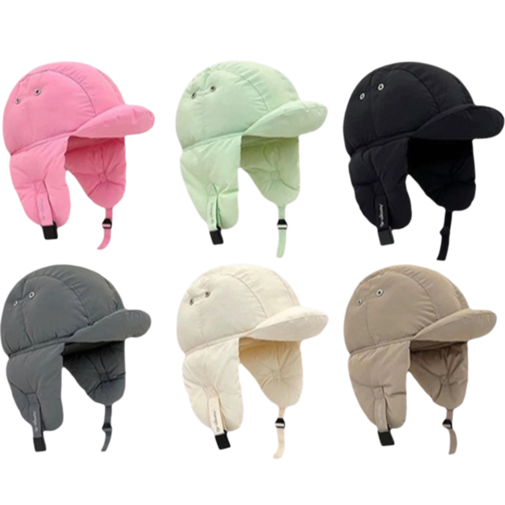 Solid Color Padded Bomber Hats - Winter Trapper Hat 评论和价格