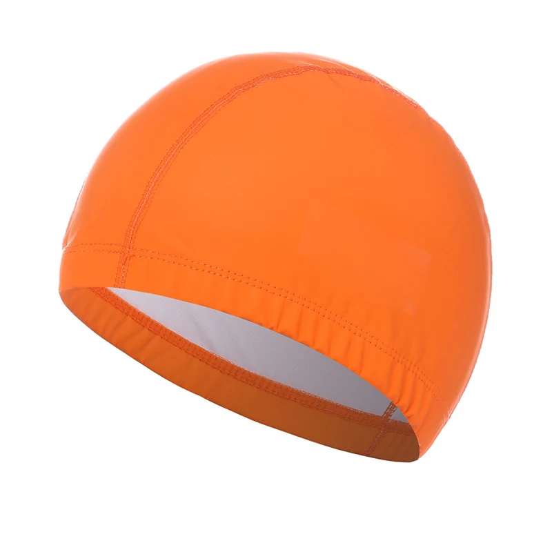 PU Coated Swimming Cap Unisex  - Swim Hat Silicone 评论和价格