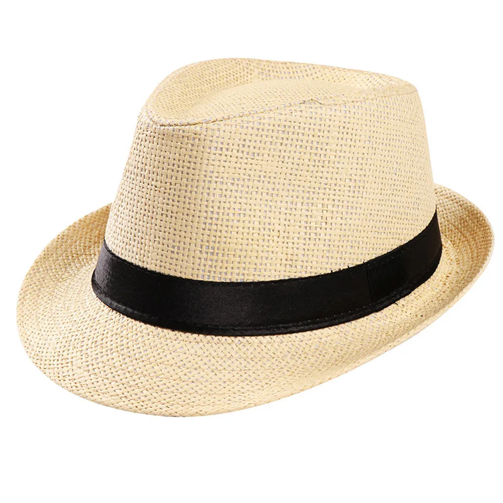Summer Casual Trendy Beach Sun - Cowboy Hat Straw 评论和价格