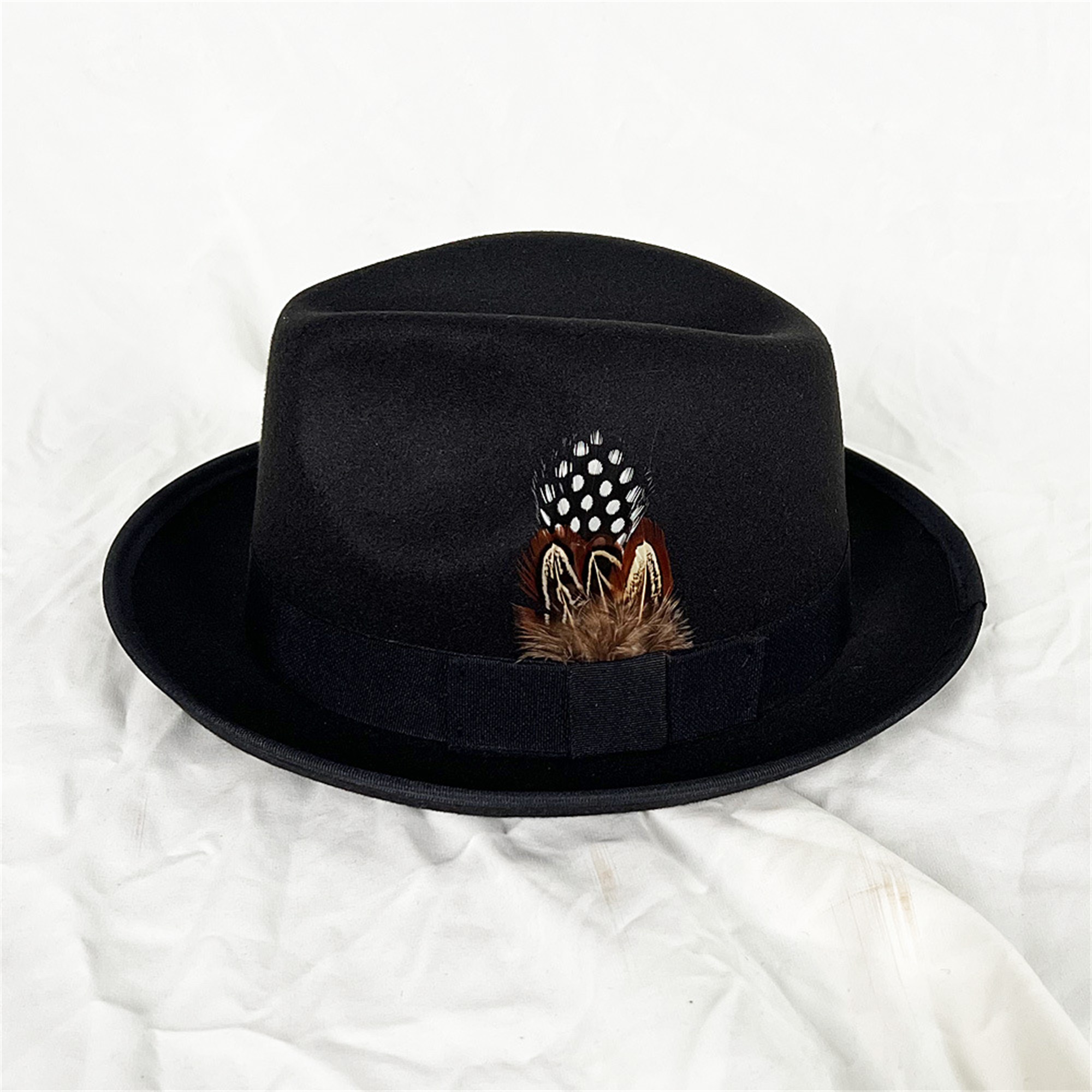 Vintage Style Wool Fedora Hat  - Fedora Hat Wool 评论和价格