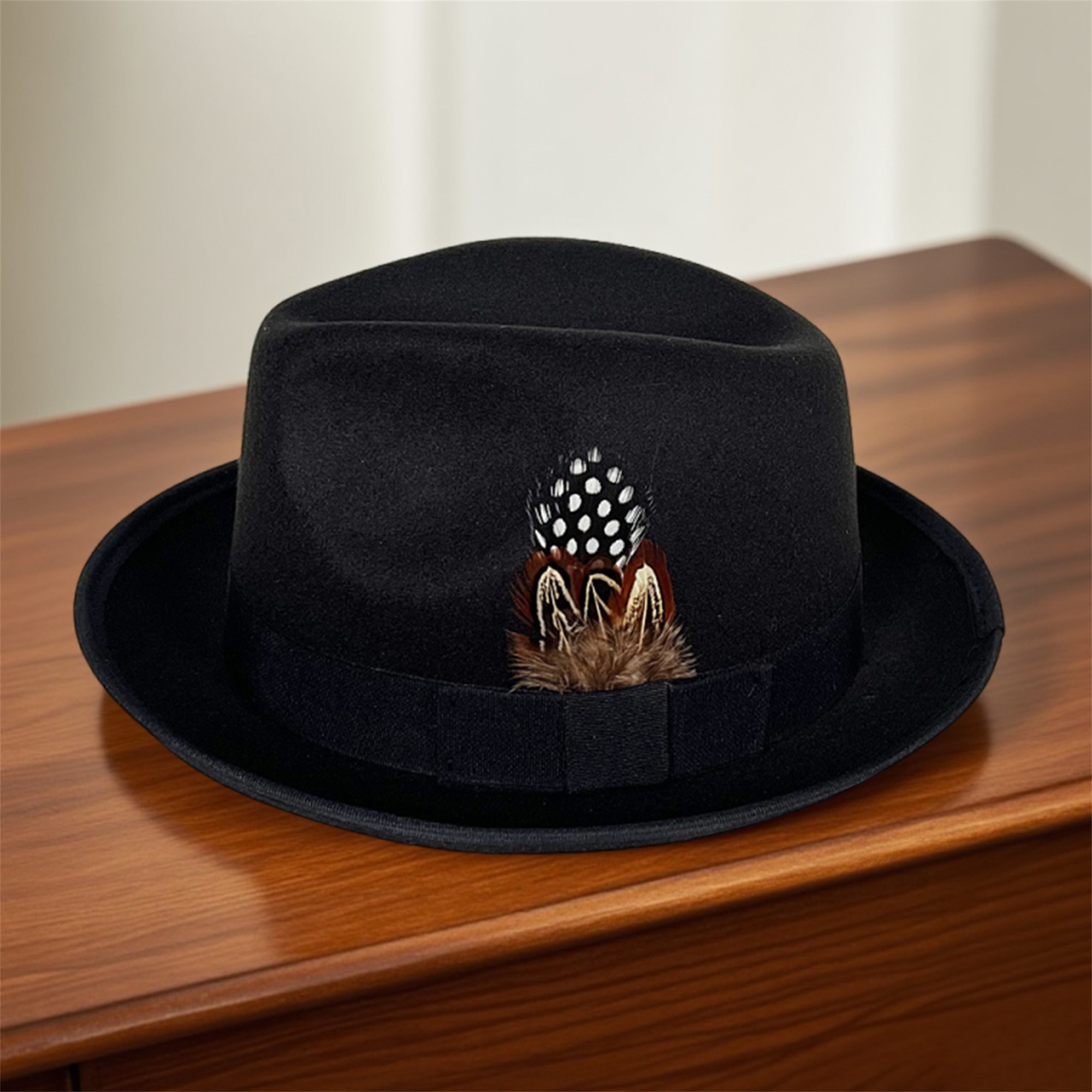 Vintage Style Wool Fedora Hat  - Fedora Hat Wool 评论和价格