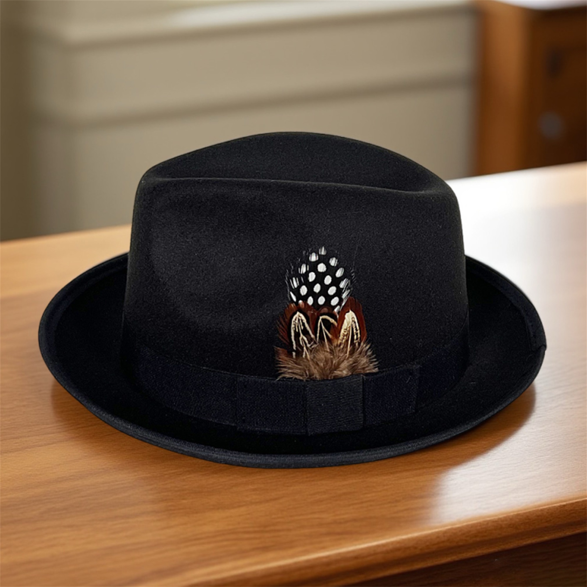 Vintage Style Wool Fedora Hat  - Fedora Hat Wool 评论和价格