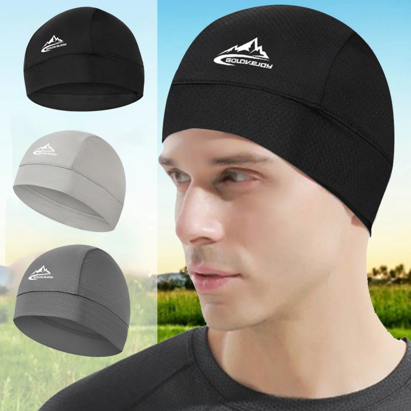 Summer Ice Silk Quick Dry Brea - Skull Cap Helmet Liner 评论和价格