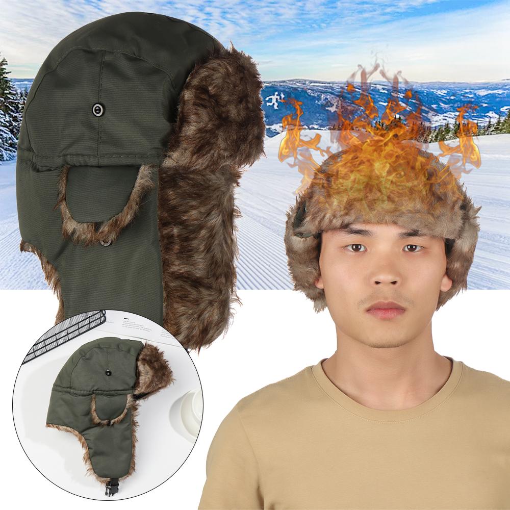 Warm Earflap Trapper Winter Ca - Winter Trapper Hat 评论和价格