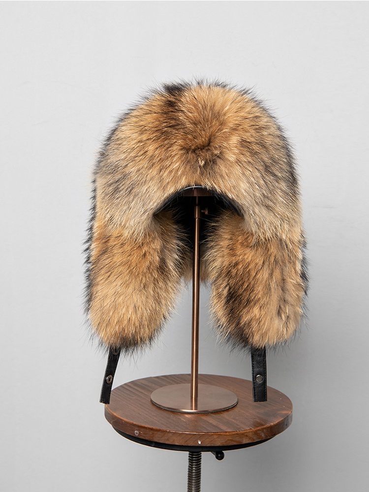 100% Real Fox Fur Hats Women's - Winter Trapper Hat 评论和价格