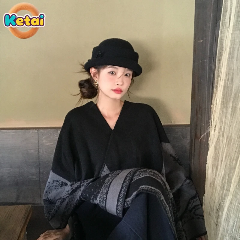 Black Wool Top Hat Beret Women - Beret French Wool 评论和价格