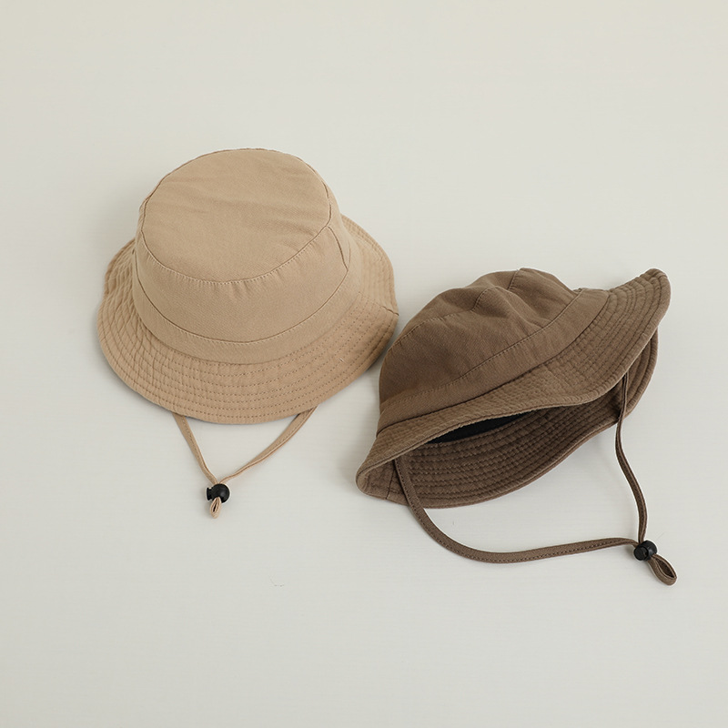 Solid Color Kids Bucket Hat Fa - Bucket Hat Cotton 评论和价格