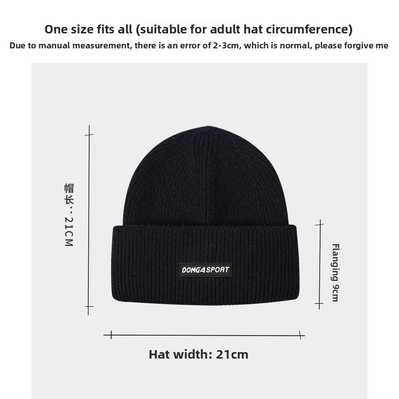 1pc Winter Warm Beanie for Men - Beanie Cuffed Knit 评论和价格